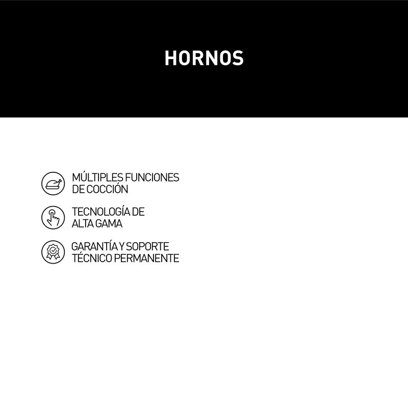 HORNO ELÉCTRICO HLB-860 60 CM 59.5X55.9X59.5 CM TEKA - ESPAÑA
