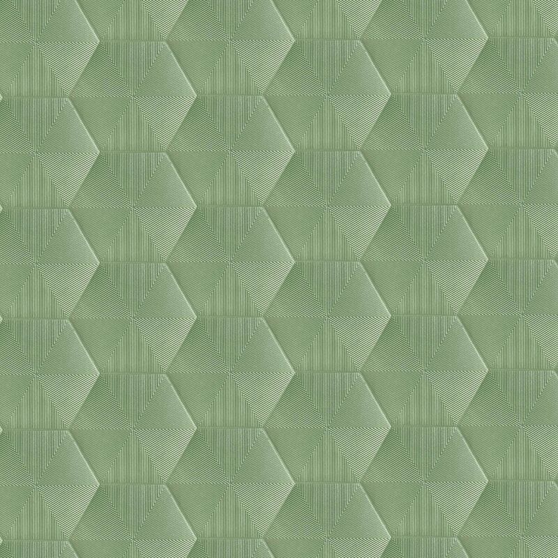 SEMIGRES ESMALTADO HEX CONNECT GREEN MATE 22.8X22.8 CM