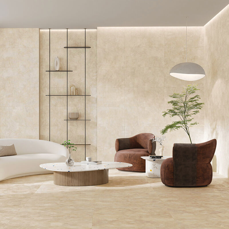 CERÁMICO ESMALTADO SPATOLATO CREAM MATE 29.75X89.46 CM