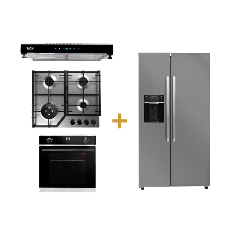 S-COLLECTION COMBO DE COCINA SOLCO063+TURE93CO+SOLHO018+SOLREF513INOX