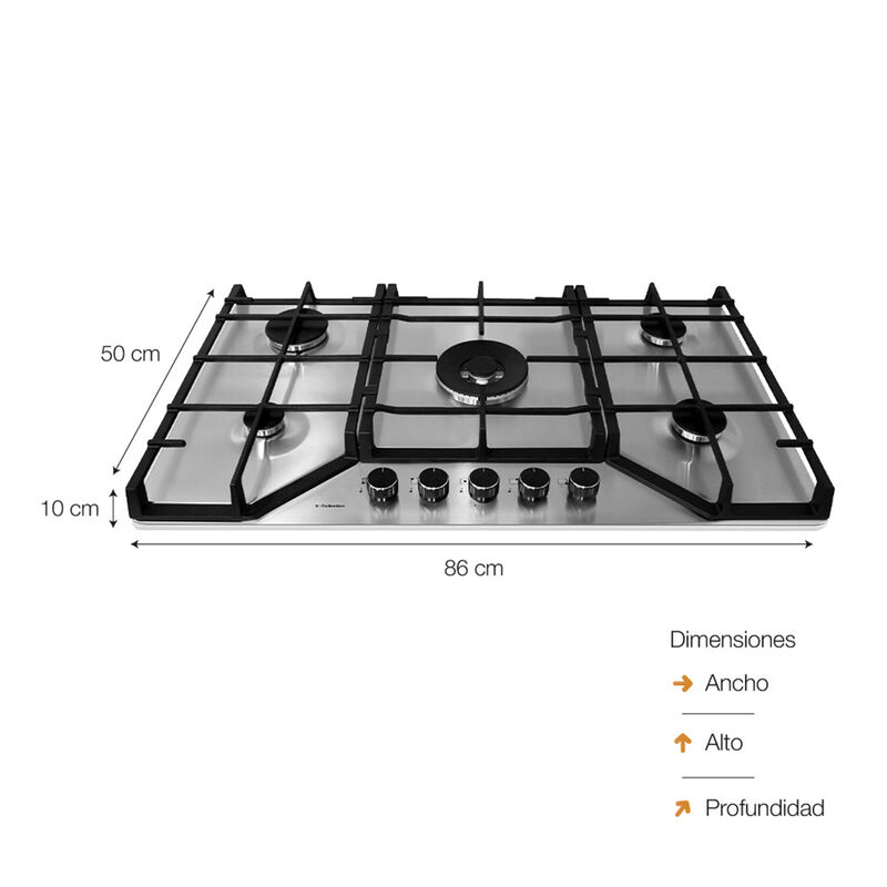 S-COLLECTION COMBO DE COCINA SOLCO065+TURE90CO+SOLHO018+SOLREF513INOX