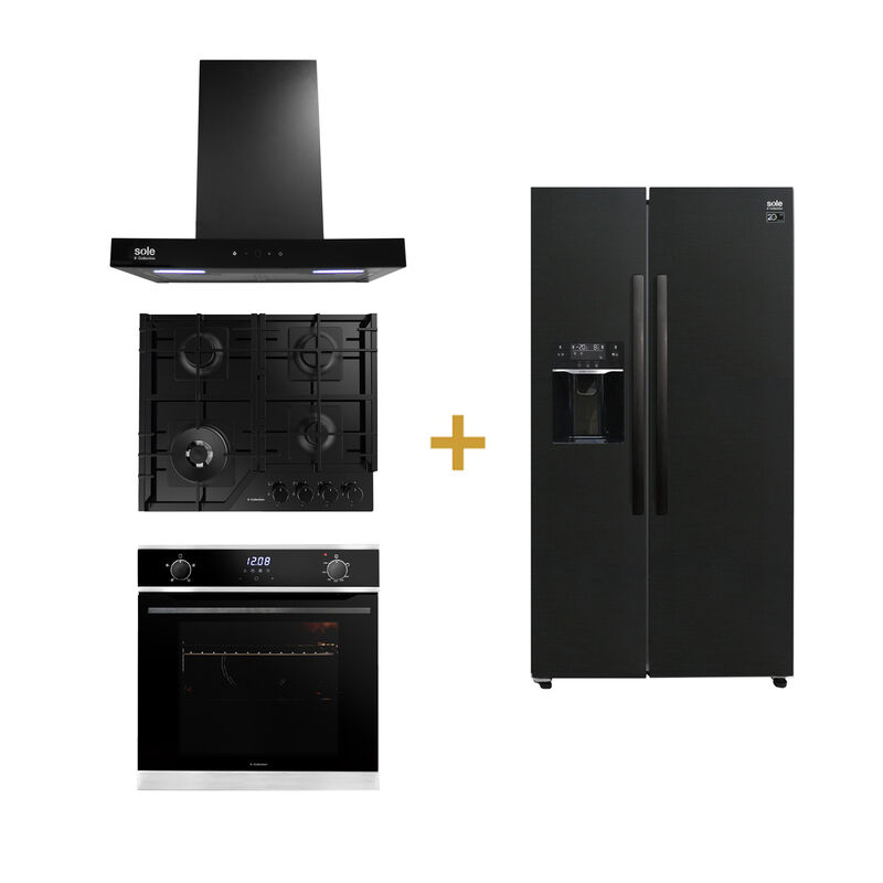 S-COLLECTION COMBO DE COCINA SOLC066+TURE92CO+SOLHO018+SOLREF513BLKIN