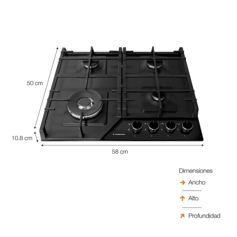 S-COLLECTION COMBO DE COCINA SOLC066+TURE92CO+SOLHO018+SOLREF513BLKIN