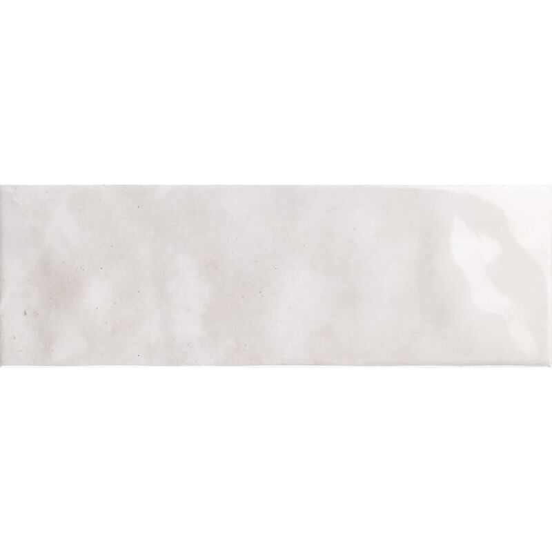 PORCELANATO ESMALTADO ZILIJ WHITE BRILLO 15X45 CM