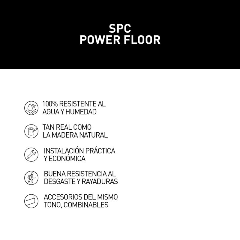 PISO SPC WOOD FLOOR BAMBOO CARBONIZED ESPESOR:7MM FORMATO:13X91.5CM