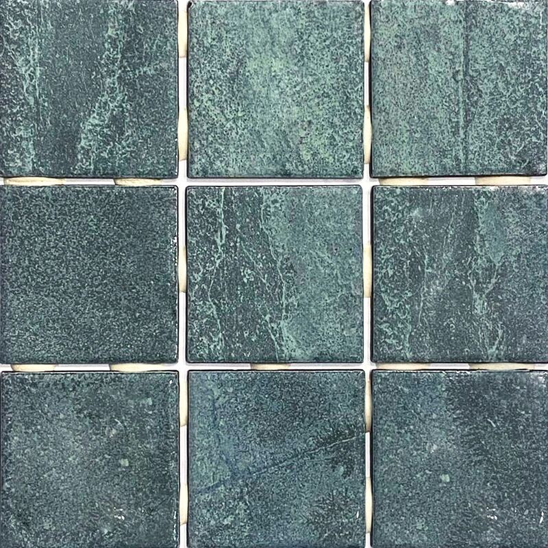 SEMIGRES ESMALTADO SANCHO GREEN BRILLO 30.70X30.70 CM