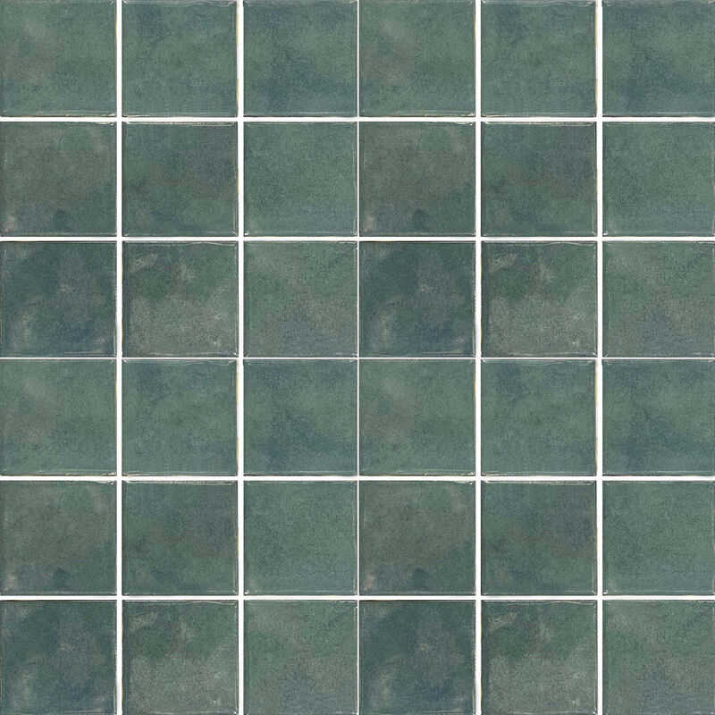 SEMIGRES ESMALTADO DIVERSITA VERDE BRILLO 30.70X30.70 CM