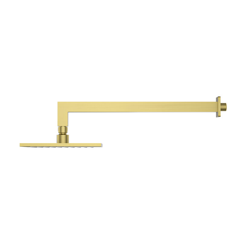 CABEZA Y BRAZO DE DUCHA PISCIS GOLD A PARED 26.9 LPM