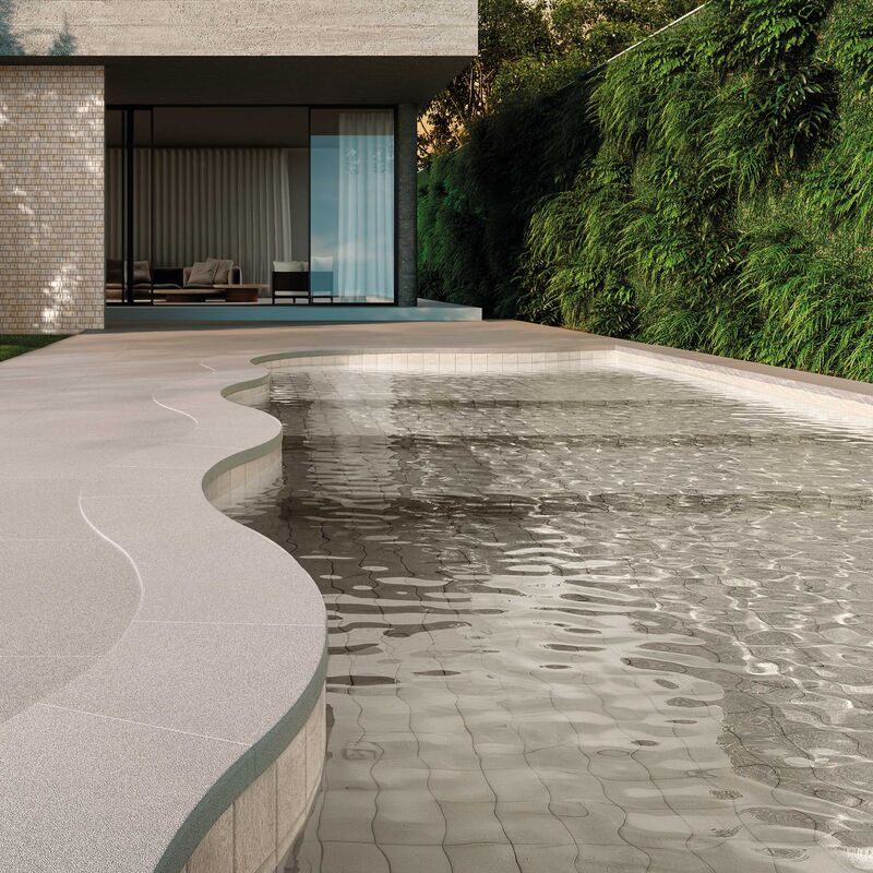 PORCELANATO ESMALTADO AETERNA AVORIO AQUA MATE 14.45X14.45 CM