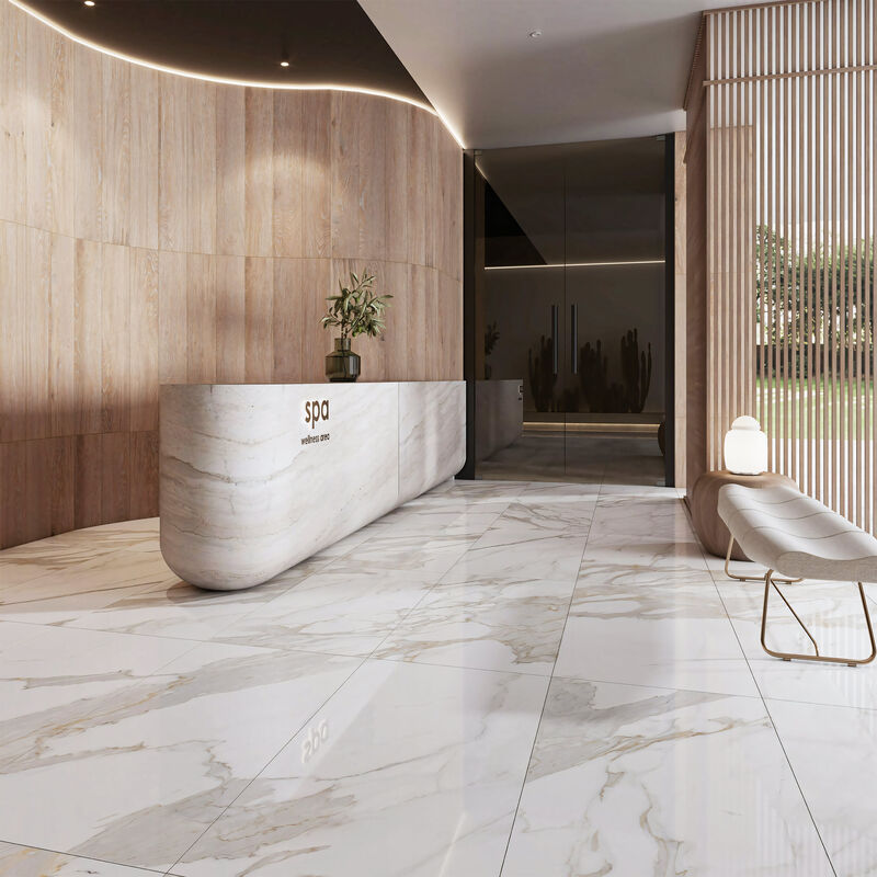 PORCELANATO ESMALTADO LIVIA BLANCO PULIDO 60X120 CM