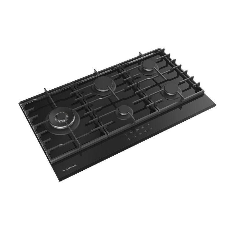 ENCIMERA A GAS SOLCO074 90 CM 5 QUEMADORES 86X51X13.8 CM
