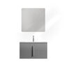 MUEBLE CON ESPEJO SUSPENDIDO LONDON GREY 80X50X53 CM MUEBLE CON ESPEJO SUSPENDIDO LONDON GREY 80X50X53 CM
