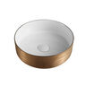 KLIPEN LAVATORIO BOWL ENNA ROSE GOLD 35X35X13 CM