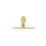 CABEZA Y BRAZO DE DUCHA PISCIS GOLD A PARED 26.9 LPM