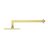 CABEZA Y BRAZO DE DUCHA PISCIS GOLD A PARED 26.9 LPM