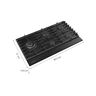 ENCIMERA A GAS SOLCO074 90 CM 5 QUEMADORES 86X51X13.8 CM